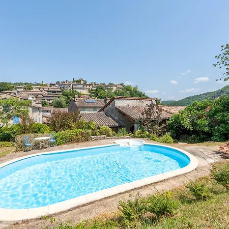 Au Coeur De - Magnifique En Pierres Pour 7 Personnes - Piscine Privee - Poele - Vue Imprenable Sur Le Village - Jardin - Garage *