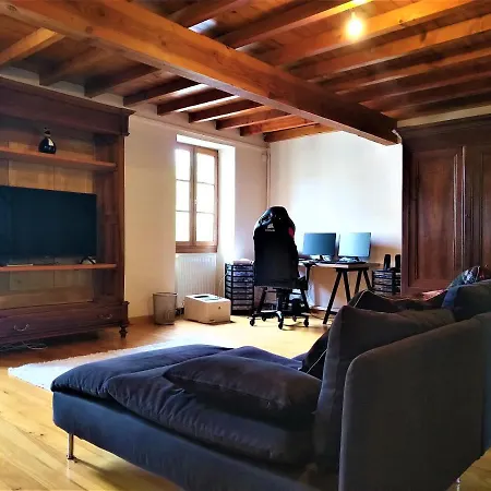 Au Coeur De - Magnifique En Pierres Pour 7 Personnes - Piscine Privee - Poele - Vue Imprenable Sur Le Village - Jardin - Garage *