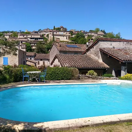 Villa Au Coeur De - Magnifique En Pierres Pour 7 Personnes - Piscine Privee - Poele - Vue Imprenable Sur Le Village - Jardin - Garage *